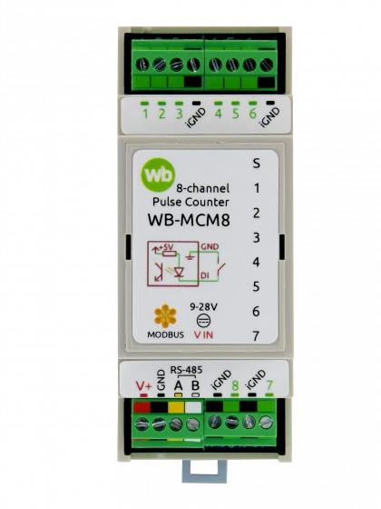 Модуль счетных входов и дискретных входов 8 каналов